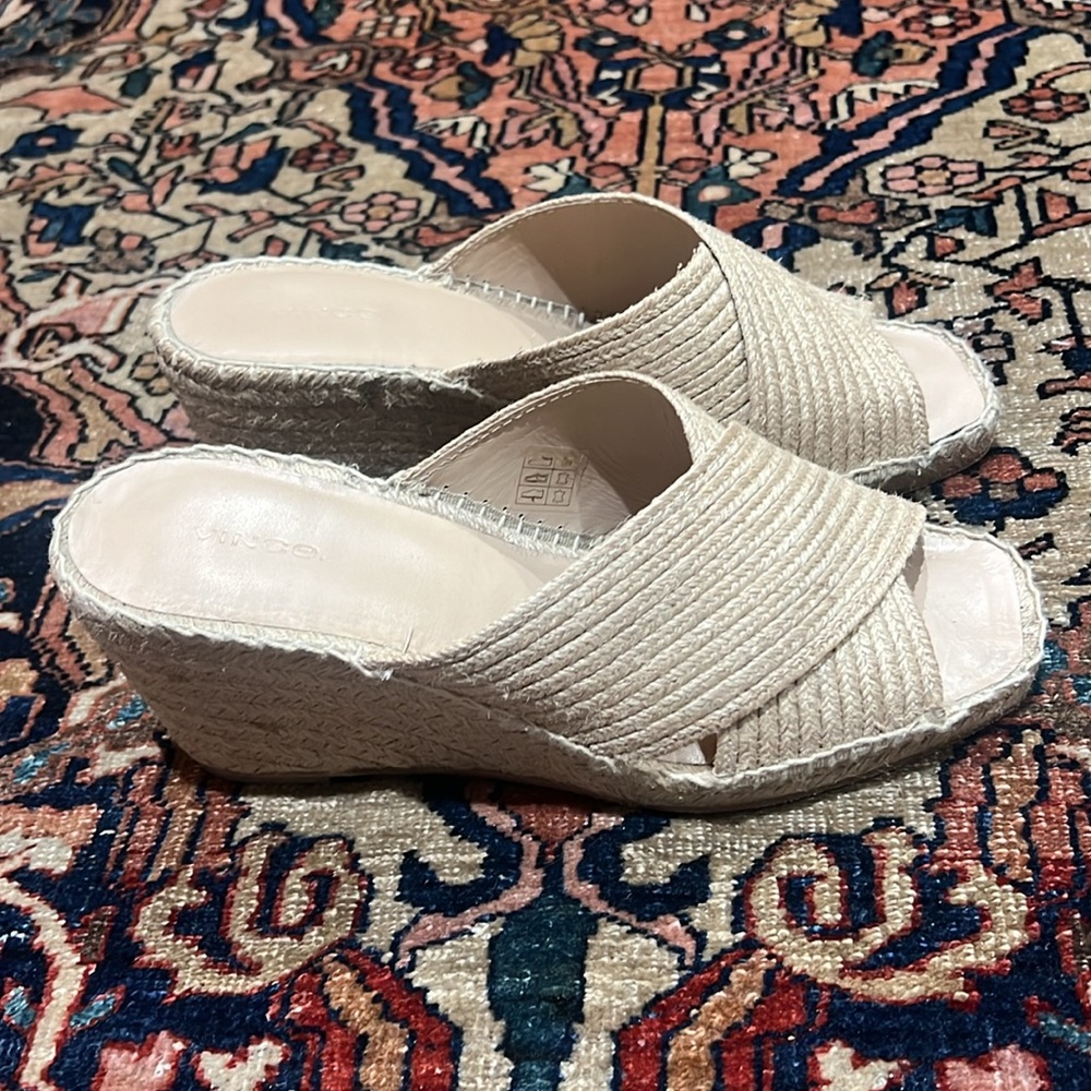 Vince Gaelan 2 Espadrille Canvas Wedge
